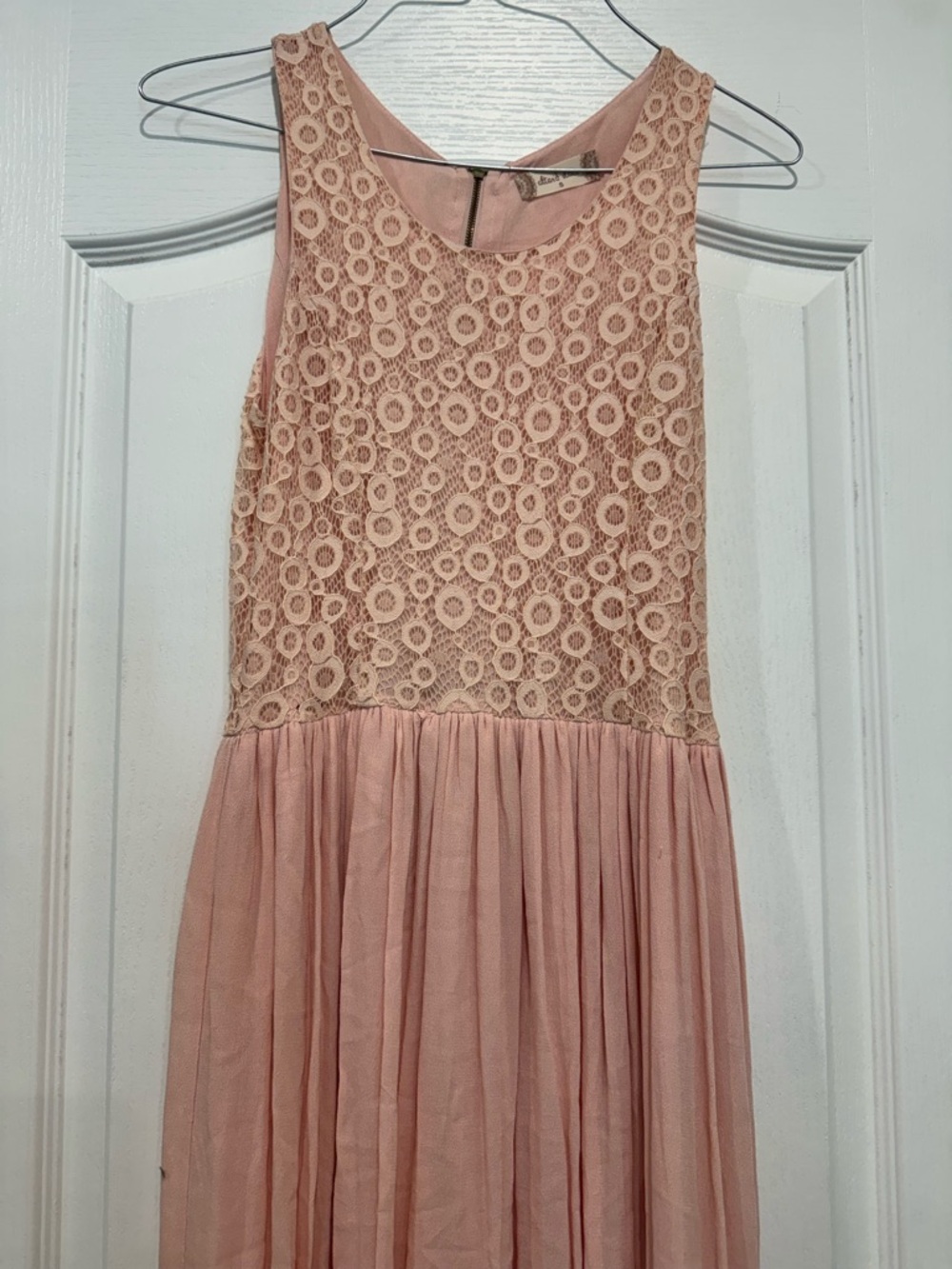 Altar'd State Dusty Blush Lace Bodice Maxi Dress - Picture 2 of 3